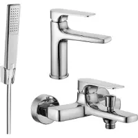 Mexen Lynx R72 badkuipset, chroom - 745903R72-00