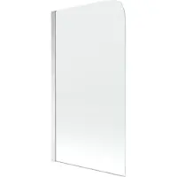 Mexen Felix badwand 1-vleugelig 75 x 140 , transparant, chroom - 890-075-001-01-00
