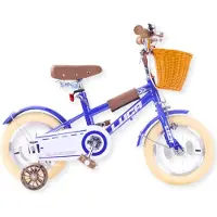 Buxibo - Kinderfiets voor Jongens - Luca - 12 Inch - Donkerblauw