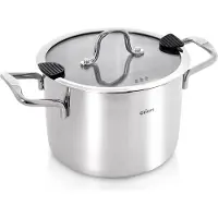 Orion Kookpan Edelstaal met Deksel 16 cm, 2,3 l - Kookpot - Soeppan