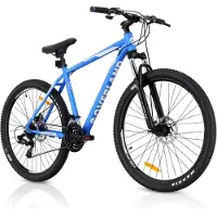 Sun baby Mountainbike, 27,5 inch, 21 versnellingen, geschikt voor een communie, aluminium, lichtgewicht, vering, Shimano schijfremmen, frame maat M 19 inch, merk Tatra Bikes Overland