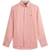 Tommy Hilfiger Overhemd donkeroranje / wit