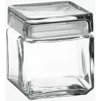 Pasabahce Snoeppot/voorraadpot Megan - 2600 ml - glas - met luchtdichte deksel - D14 x H25 cm