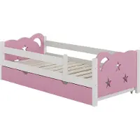 VitaliSpa Jessica Kinderbed – 80x160 cm met lade, zonder matras Roze