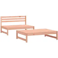 vidaXL 2-delige Loungeset massief douglashout