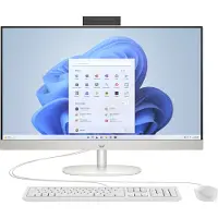HP All-in-One pc 27-cr0110ng [68,5 cm (27") FHD-beeldscherm, Ryzen 3 7320U, 8 GB RAM, 512 GB SSD, Windows 11].