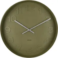 Karlsson Wandklok Mr. Green - Groen - Ø51cm - Wandklok