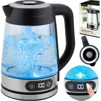 Berdsen BD-715 - Glazen waterkoker - Instelbare temperatuur - 1,8 l - 2200 W