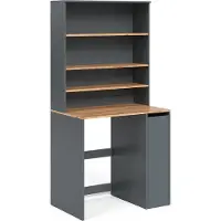 Vicco Viktor Wasmachinekast – 93.6 x 88.2 cm 2 delen met kast en plank Antraciet/gouden eik