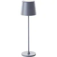 Brilliant G90939/22 Kaami LED-tafellamp voor buiten 2 W Warmwit Energielabel: D (A - G) Grijs