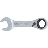 Bgs Ratschenring-Maulschlüssel kurz umschaltbar SW 19 mm
