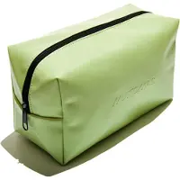Muitomas Beautycase - Hoofdvak & ritssluiting- Waterdichte buitenkant - Kunstleer - Polyester - Groen