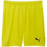 Puma Teamgoal Short Kinderen - Fluogeel / Zwart | Maat: 164