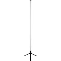 Globo Rocky LED vloerlamp, 7W, mat zwart, met afstandsbediening, diameter 2,8 cm, modelnummer 28062