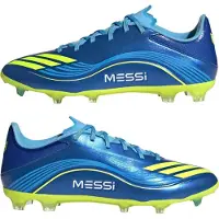 Adidas Voetbalschoen 'F50 Messi League' navy / azuur / neongeel / wit