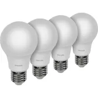 Philips LED Lamp 60W E27 Warm Wit 4 Stuks