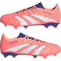 Adidas Predator League Gras / Kunstgras Voetbalschoenen (MG) Kids Oranje Wit Blauw