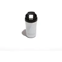 Muitomas Thermofles - Dubbel geïsoleerde voering -350ml – Vergrendeling op dop - 12 uur warm of 24 uur koude dranken – Wit