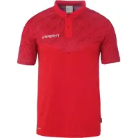 Uhlsport Progressive 28 Short Sleeve Polo Rood 12-13 Years Kinderen