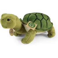 Rappa ECO knuffel schildpad 25 cm - realistische knuffel van recyclede PET flessen - groen