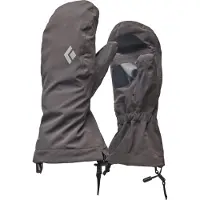 Black Diamond Want Unisex Waterproof Overmitts Smoke-XS