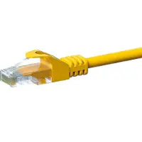 Dsit CAT5e UTP patchkabel - 15 meter geel - CCA - netwerkkabel - internetkabel - UTP kabel - RJ45 - 1000 mbit/s