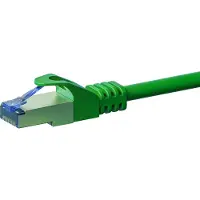 Dsit CAT6a S/FTP (PIMF) patchkabel - 1,50 meter groen - netwerkkabel - internetkabel - UTP kabel - RJ45 - 10000 mbit/s
