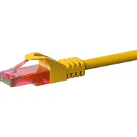 Dsit UTP CAT6 patchkabel - 30 meter geel - 100% koper - netwerkkabel - internetkabel - UTP kabel - RJ45 - 1000 mbit/s