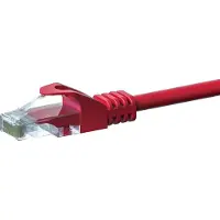 Dsit UTP CAT5e patchkabel - 7,5 meter rood - 100% koper - netwerkkabel - internetkabel - UTP kabel - RJ45 - 1000 mbit/s