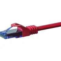 Dsit UTP CAT6a patchkabel - 1,50 meter rood - 100% koper - netwerkkabel - internetkabel - UTP kabel - RJ45 - 10000 mbit/s