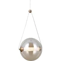 ITALUX LED-hanglamp 9W Rastia PND-34361-M-HBR-AMB van
