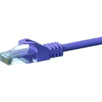 Dsit CAT6 UTP patchkabel - 10 meter paars - CCA - netwerkkabel - internetkabel - UTP kabel - RJ45 - 1000 mbit/s