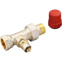 Danfoss ra-n thermostatische radiatorkraan recht, 3/4"binnendraad x 3/4"bu, vernikkeld