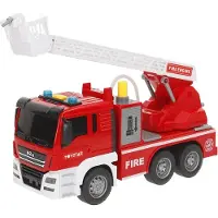 Speed&go 39063 Brandweerwagen Speelgoed Met Wrijving En Licht En Geluid 1:14