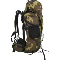 vidaXL Wandelrugzak 100 L camouflage oxford stof groen