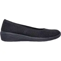 SKECHERS Slip-on 'ARYA - FANCY YOU' zwart