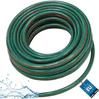 KOTARBAU Tuinslang, Waterslang, PVC, 20 m, Groen Oranje, 1 Inch, 4-Lagen, Flexibel, Bewateringsslang, Versterkt, Tuinbewateringsslang, Waterslang voor Tuin