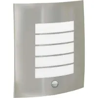 vidaXL Buitenwandlamp zilver 23,5 x 9 x 26 cm RVS en plastic