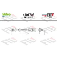 Valeo 4101705 Koppelingskabel