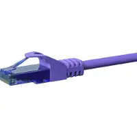 Dsit UTP CAT6a patchkabel - 1 meter paars - 100% koper - netwerkkabel - internetkabel - UTP kabel - RJ45 - 10000 mbit/s
