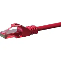Dsit UTP CAT6 patchkabel - 7,5 meter rood - 100% koper - netwerkkabel - internetkabel - UTP kabel - RJ45 - 1000 mbit/s