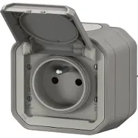 Legrand 230v 16a Female Plexo Plug Zilver