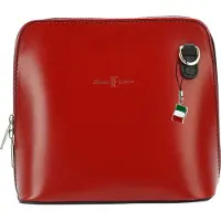 DrachenLeder Schoudertas rood