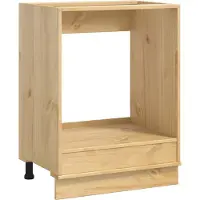 vidaXL Kast SKI HoningBruin 60 x 46 x 81 cm Massief grenenhout