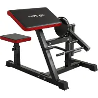 SPORTNOW -Beinstrecker-Stahl, Kunstleder-105L x 95B x 80H cm-Schwarz