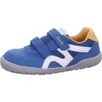 Lurchi Jamin Barefoot Kinderschuhe Klettschuh Blau Freizeit