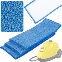 Rosfix Mopdoeken Vervanging – Microvezel Hoogabsorberend, 3 Stuks | 12,5x32x1,2 cm | Compatibel met Stoomreiniger Kärcher SC1–SC5, SI4