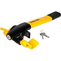 Lampa Stuurslot voor Auto of Camper - Stuurslot met Gehard Cilinderslot