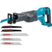 Makita DJR 186 Z accu reciprozaag sabelszaag 18 V + reciprozaagblad set ( P-83967 ) - zonder accu, zonder oplader