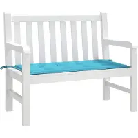 vidaXL Stoelkussen Oxford Stof Turquoise 100 x 50 x 3 cm